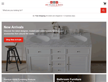 Tablet Screenshot of myhomeandbath.com